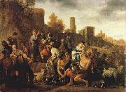 MOEYAERT, Claes Cornelisz. Moses Ordering the Slaughter of the Midianitic ag Spain oil painting artist